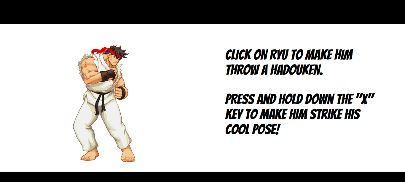 Screenshot of jquery
          streetfighter page